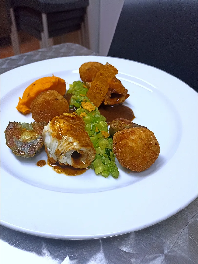 Filet de daurade Au arancini|SOSTHENE NDZEさん