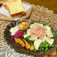 Snapdishの料理写真:朝ごはんプレート|むむさん