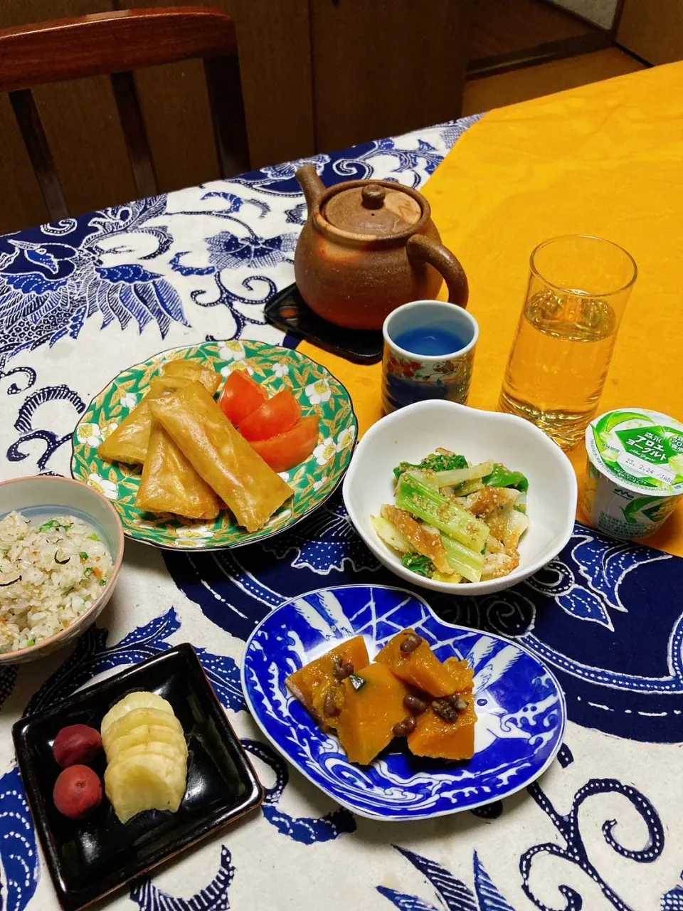 grandmaの晩ごはん☆春巻き・おネギの酢味噌和え|kaoriさん