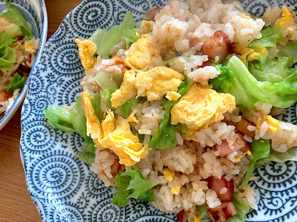 ベーコンレタスチャーハン|あおあおさん