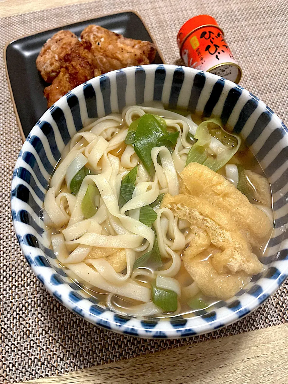 今日の夜ごはん~きしめんとザンギ~|ゆかｕさん