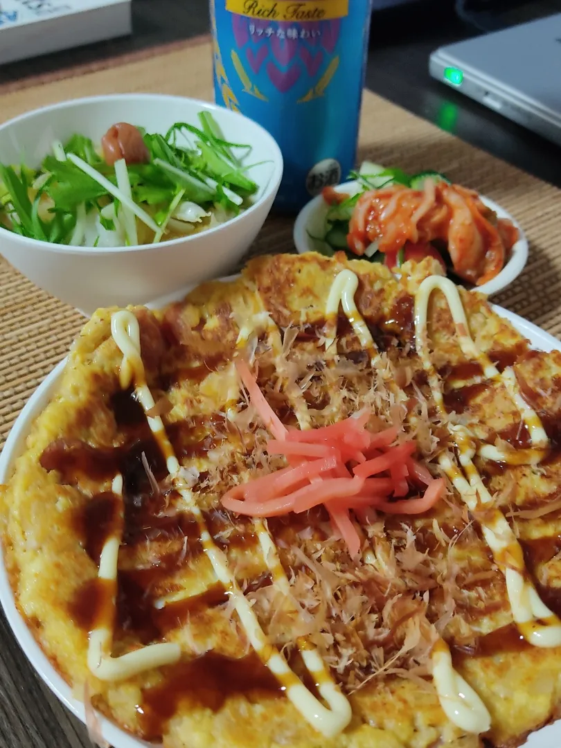 お好み焼きに紅生姜はのっける？|Rピージャーさん