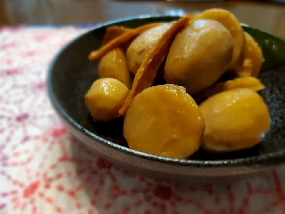 里芋とあたりめの煮物|みよぱさん