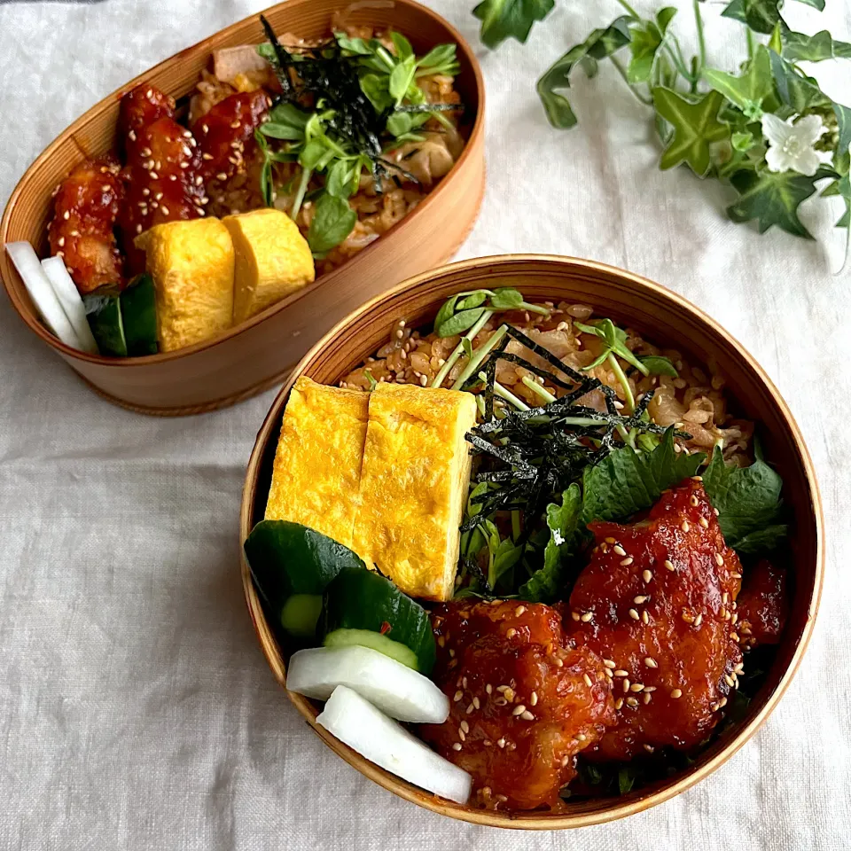 志麻さんの豚キムチ炊き込みご飯弁当|あここさん