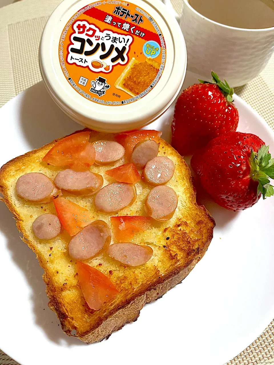 Snapdishの料理写真:ソントン♡ポテトースト　コンソメ♪|chokoさん