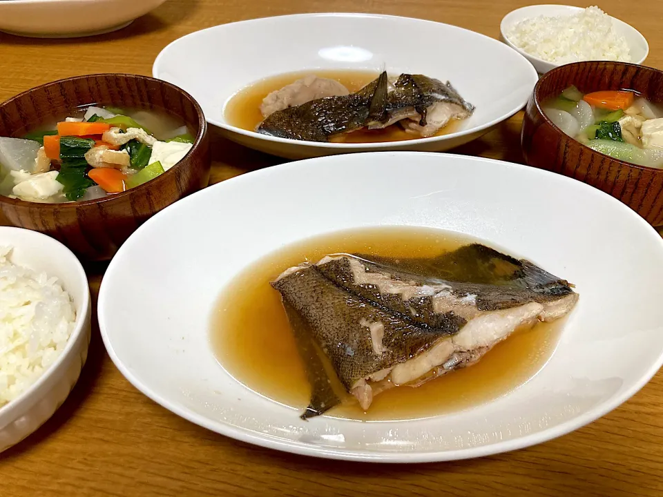 ＊赤カレイの煮魚夕飯＊|＊抹茶＊さん