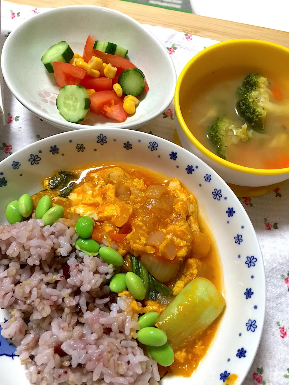 鶏肉のトマタマ煮|さとう かおりさん