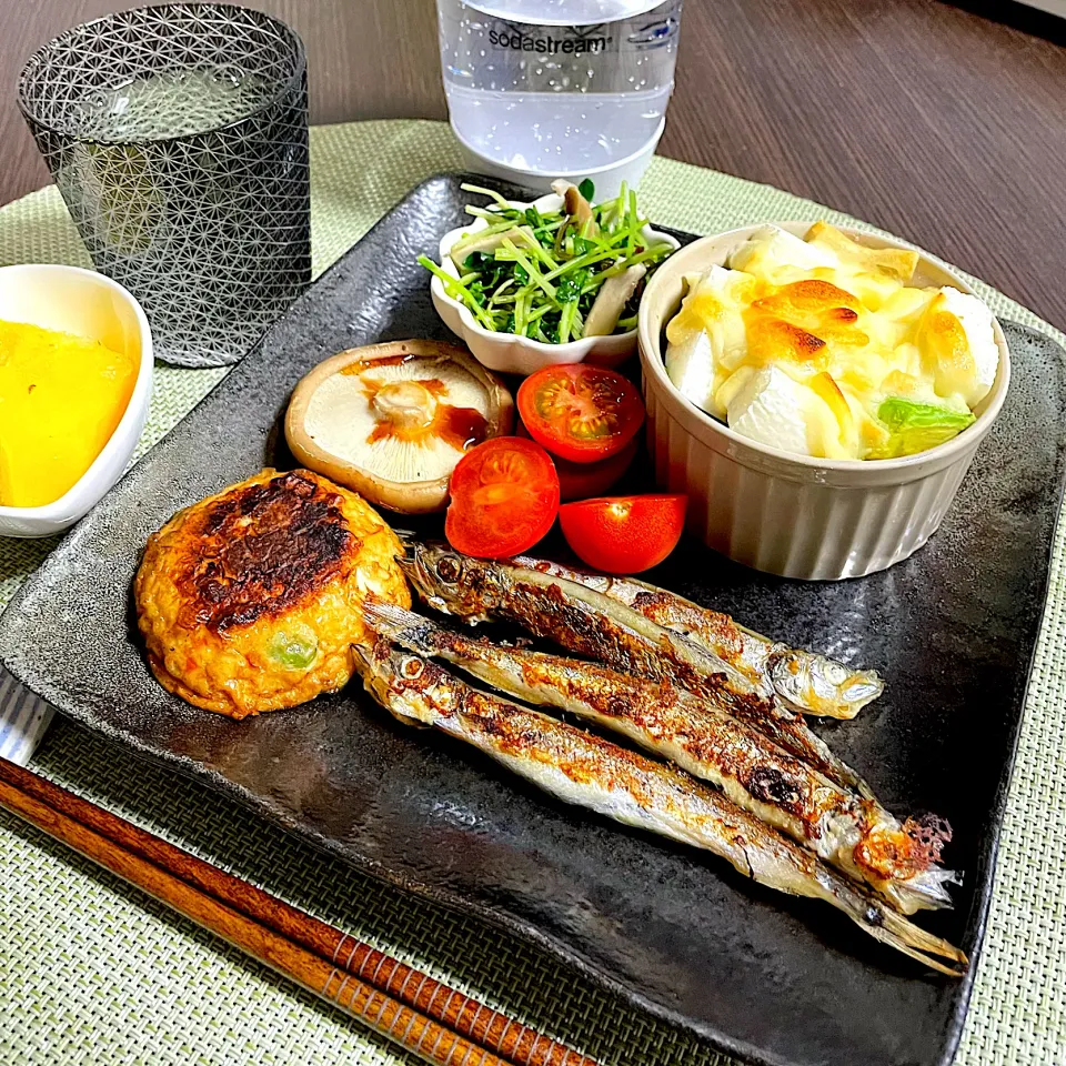 Snapdishの料理写真:2/13晩ご飯：子持ちししゃも|ななみんさん