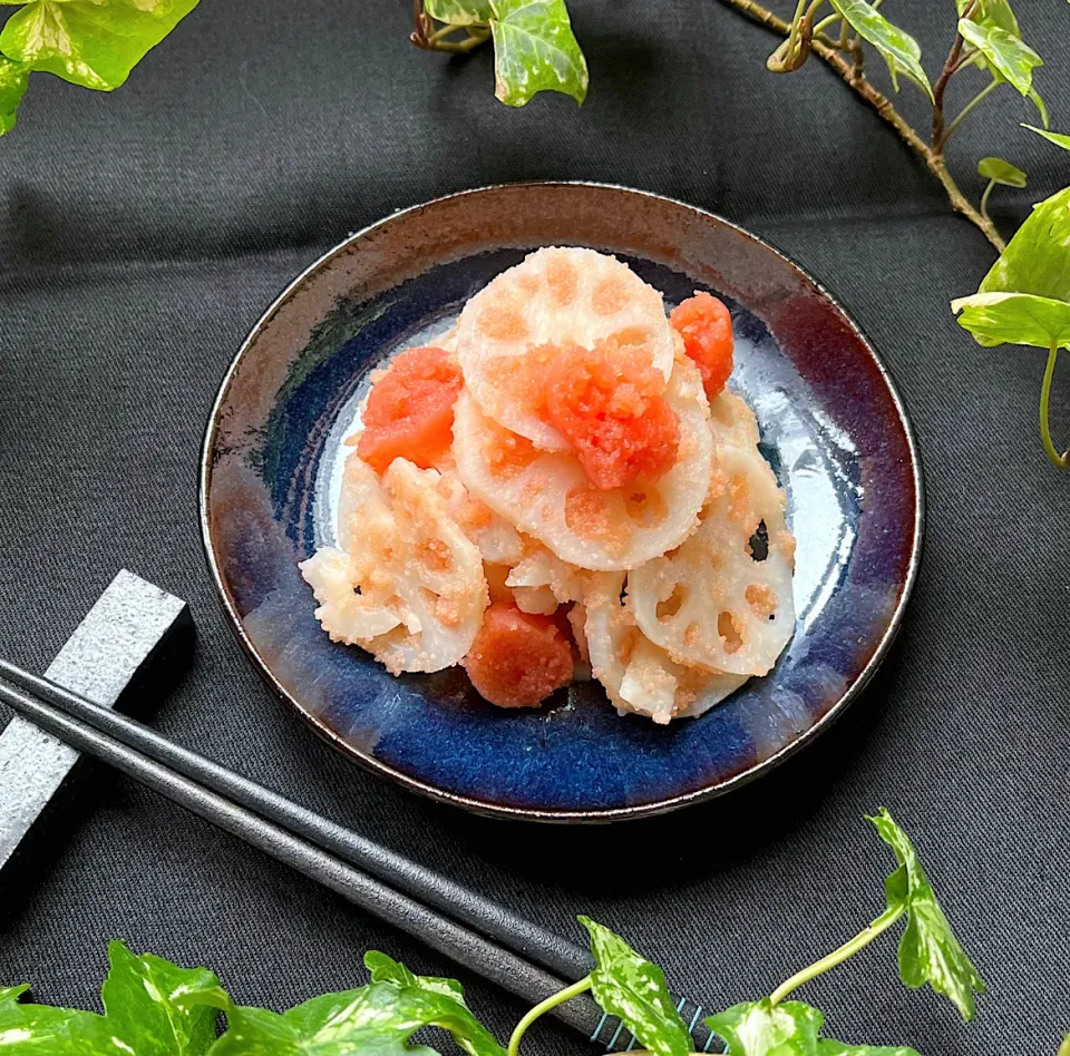 🍚ご飯も酒もススム👍レンコンの柚子レモンたらこ和え🍶|Hollyさん