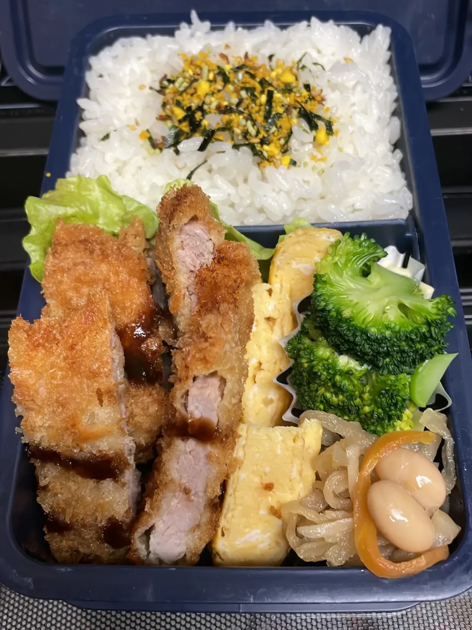 Snapdishの料理写真:2023.2.14 男子高校生のお弁当🍱|かおたまさん