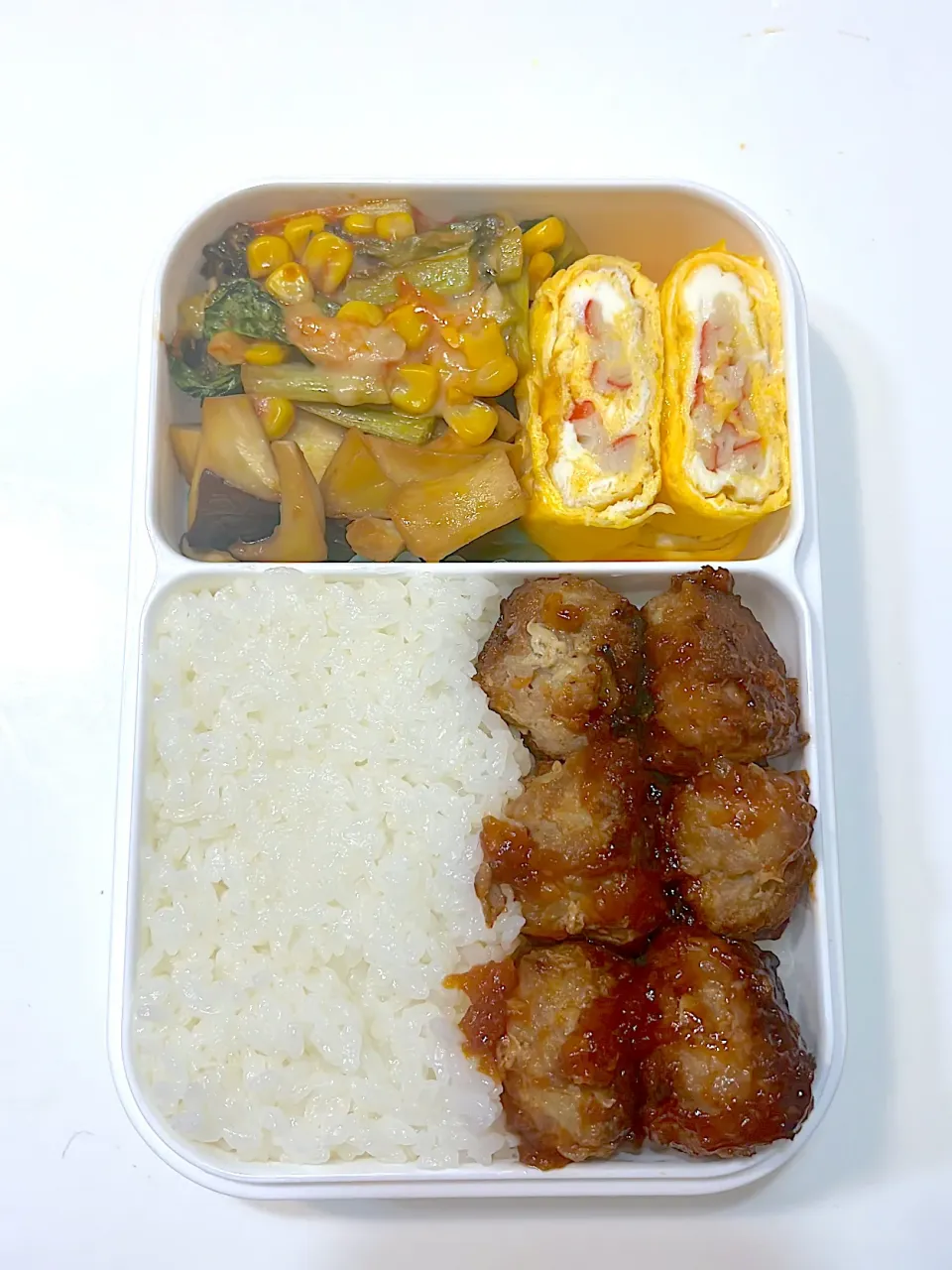 肉団子の甘酢弁当|新米嫁のご飯日記さん