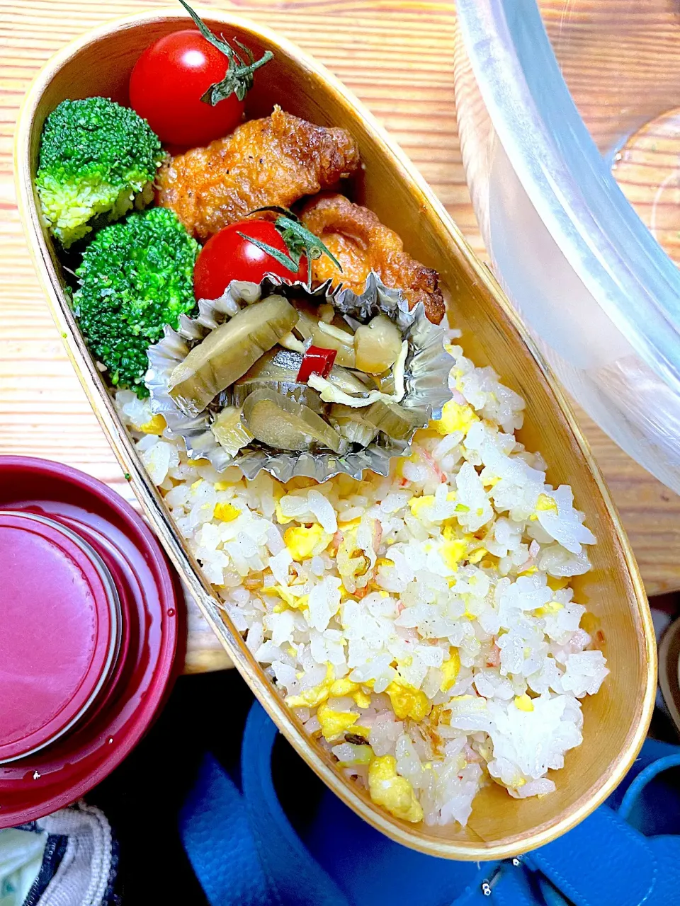 今日のお弁当🍱炒飯弁当|misakoさん