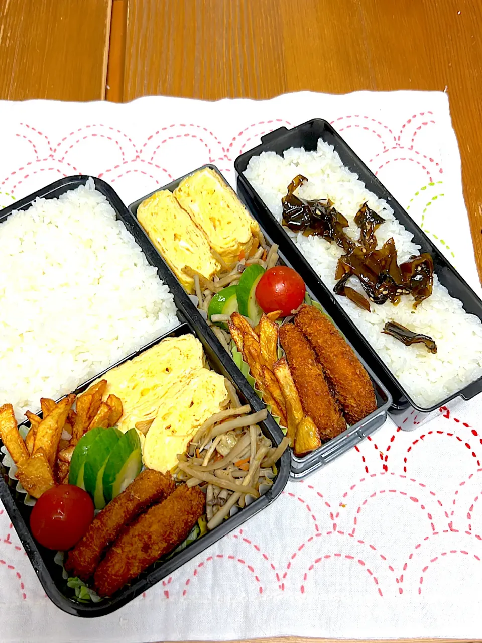 Snapdishの料理写真:2月15日水曜日コロッケ弁当|アッキーさん