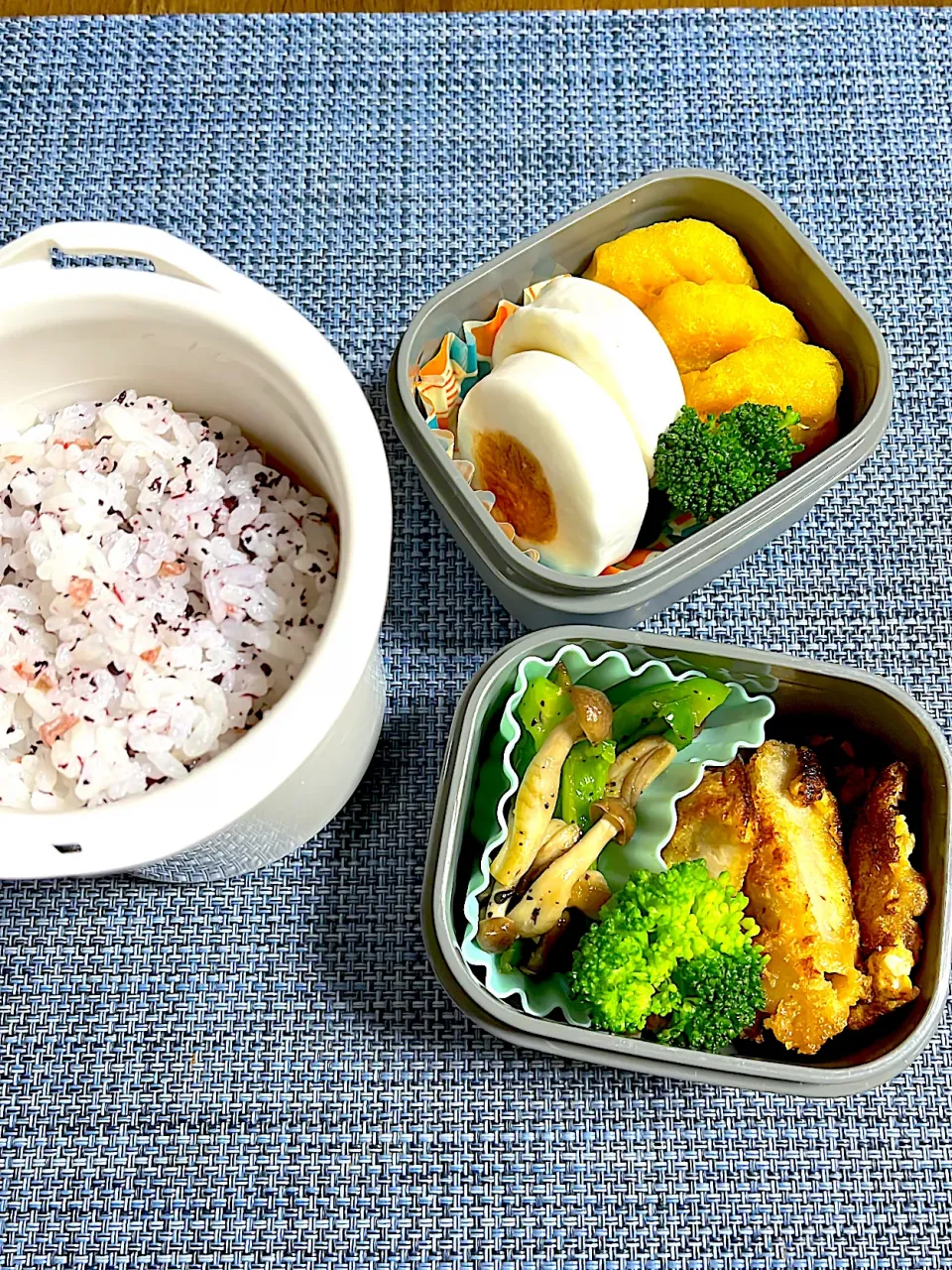 🫑と🍄の炒め物|きりんママさんさん