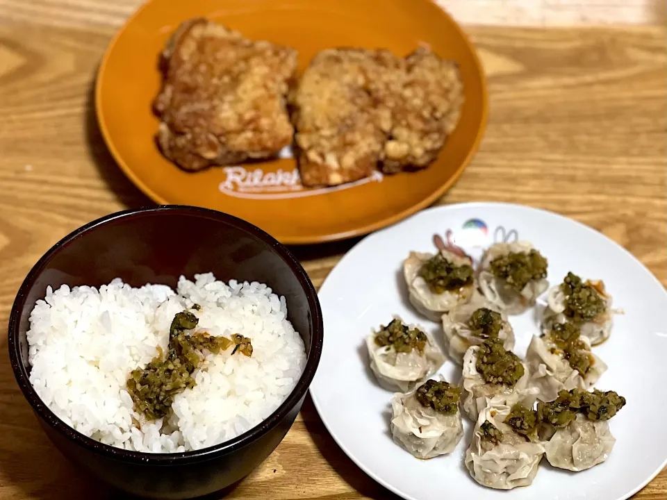 Snapdishの料理写真:☆チキン竜田揚げ ☆焼売|まぁたんさん