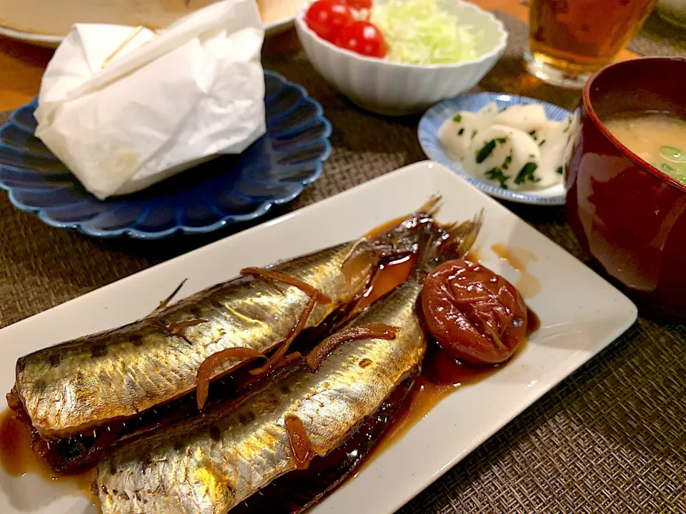 鰯の梅干し煮|いちごさん