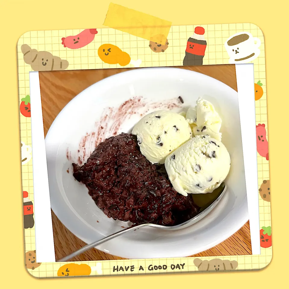 Pulut Hitam with ice cream|Florrieさん