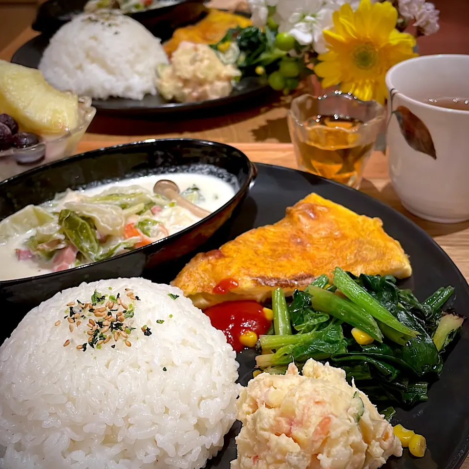 ワンプレートごはんのお夕飯|mokoさん