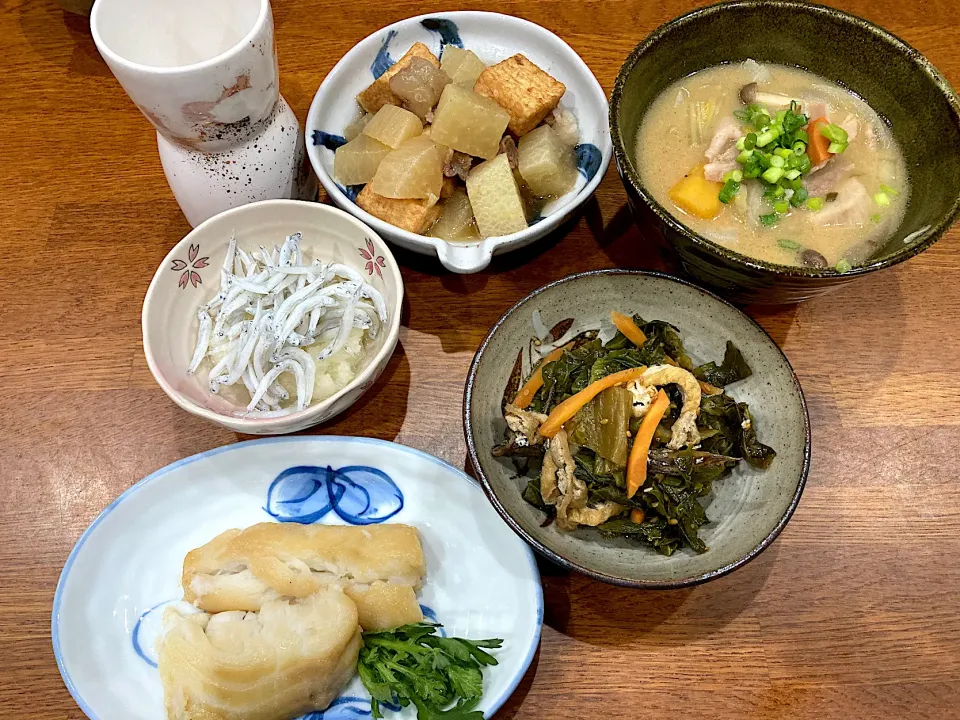 畑の野菜で 和食晩御飯|sakuramochiさん