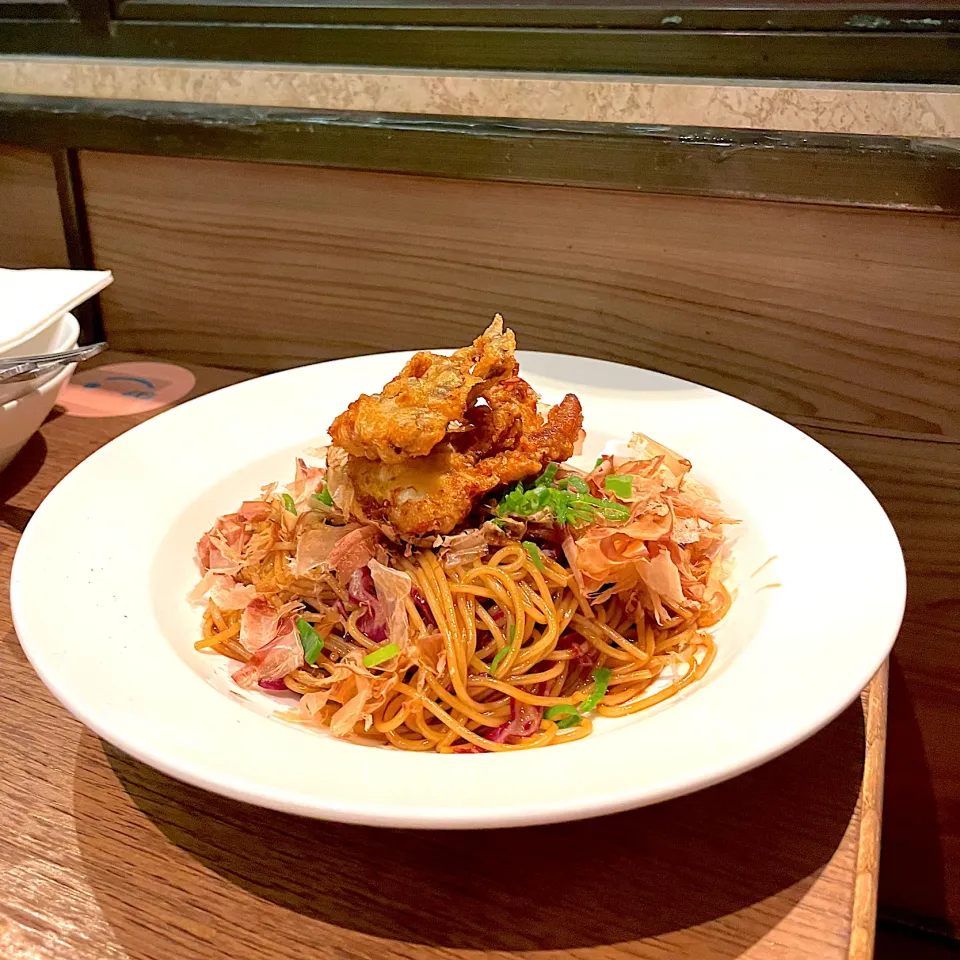 Linguine with soft shell crab|skyblueさん