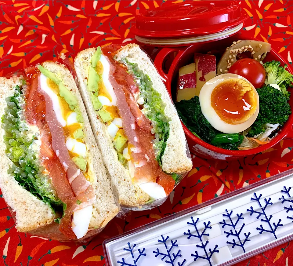 自分弁当🥪|がおりんさん