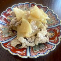 大根と豚肉のさっぱり炒め