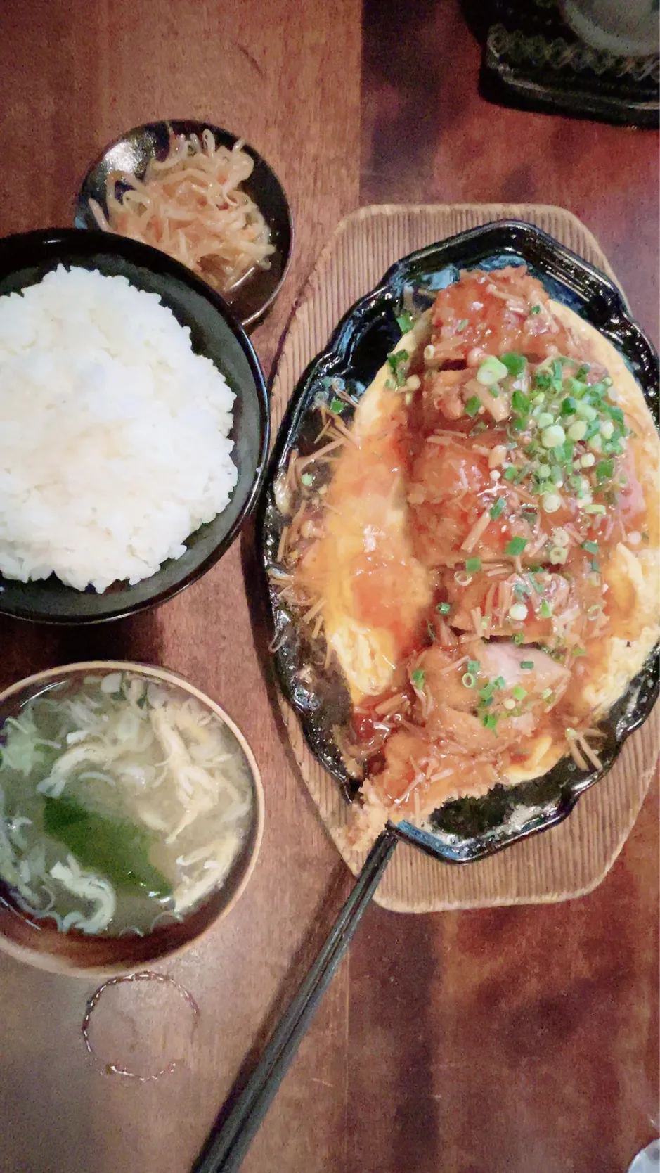 あんかけとんかつ定食|キリくんさん