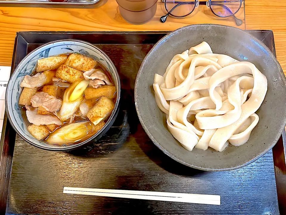 高円寺　とこいさんのうどん。どうしても食べたかったから。極太熱肉汁うどん、|ぽんぽこまめだ。さん