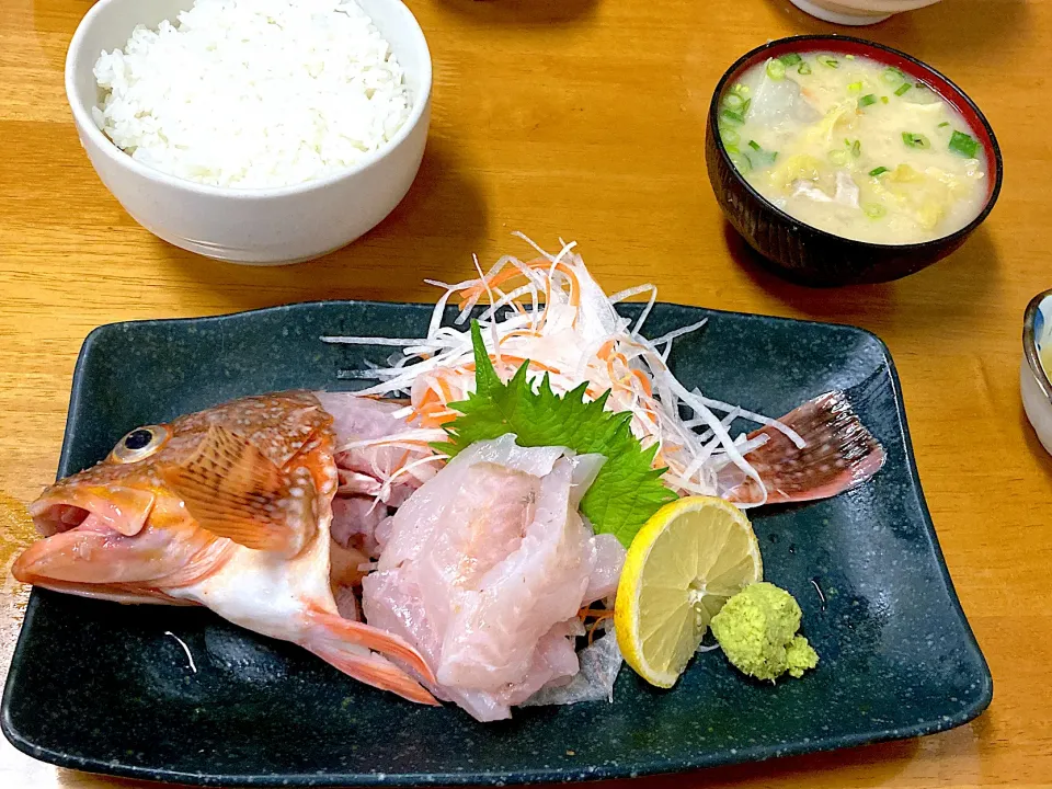 かさご刺し定食|皓太さん