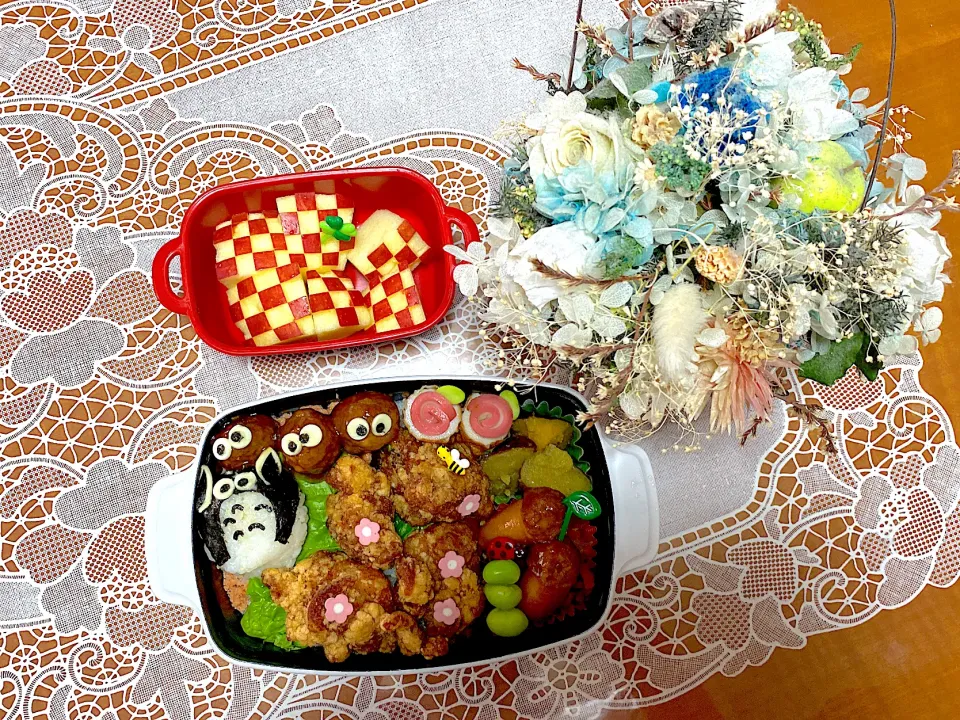2023.2.17はトトロの唐揚げ弁当🍀|makoさん