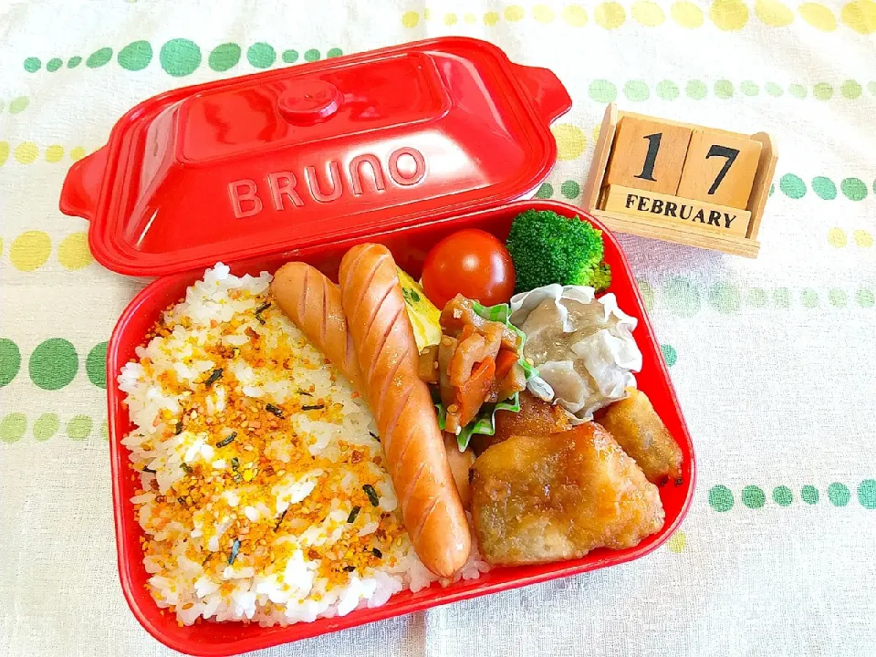 Snapdishの料理写真:🍱今日の息子弁当(おチビ)|tomoさん