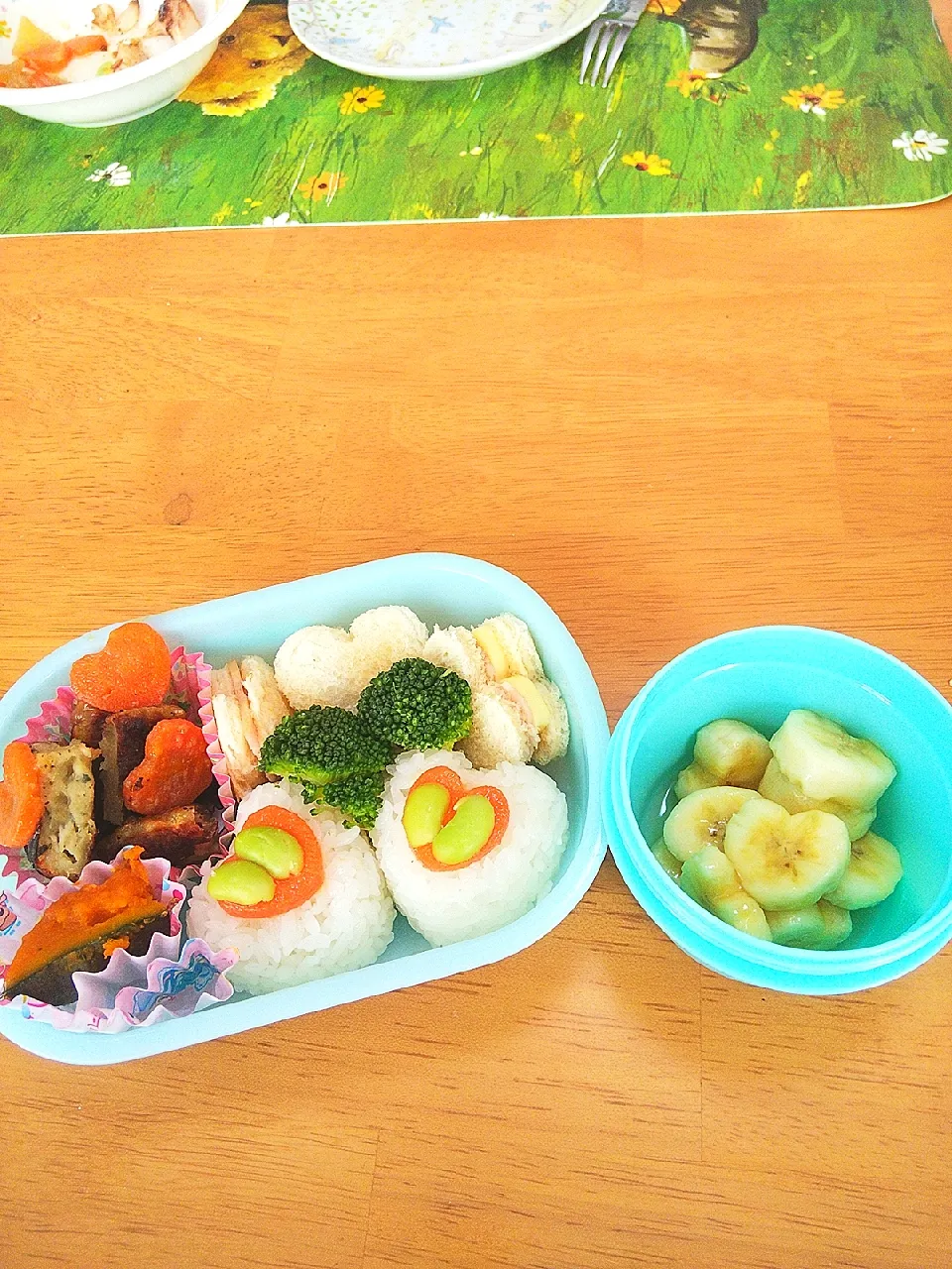 Snapdishの料理写真:ハートいっぱい弁当|goldenapple6783さん