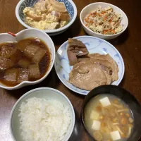 Snapdishの料理写真:茶色い朝ごはん|はみんぐば〜どさん