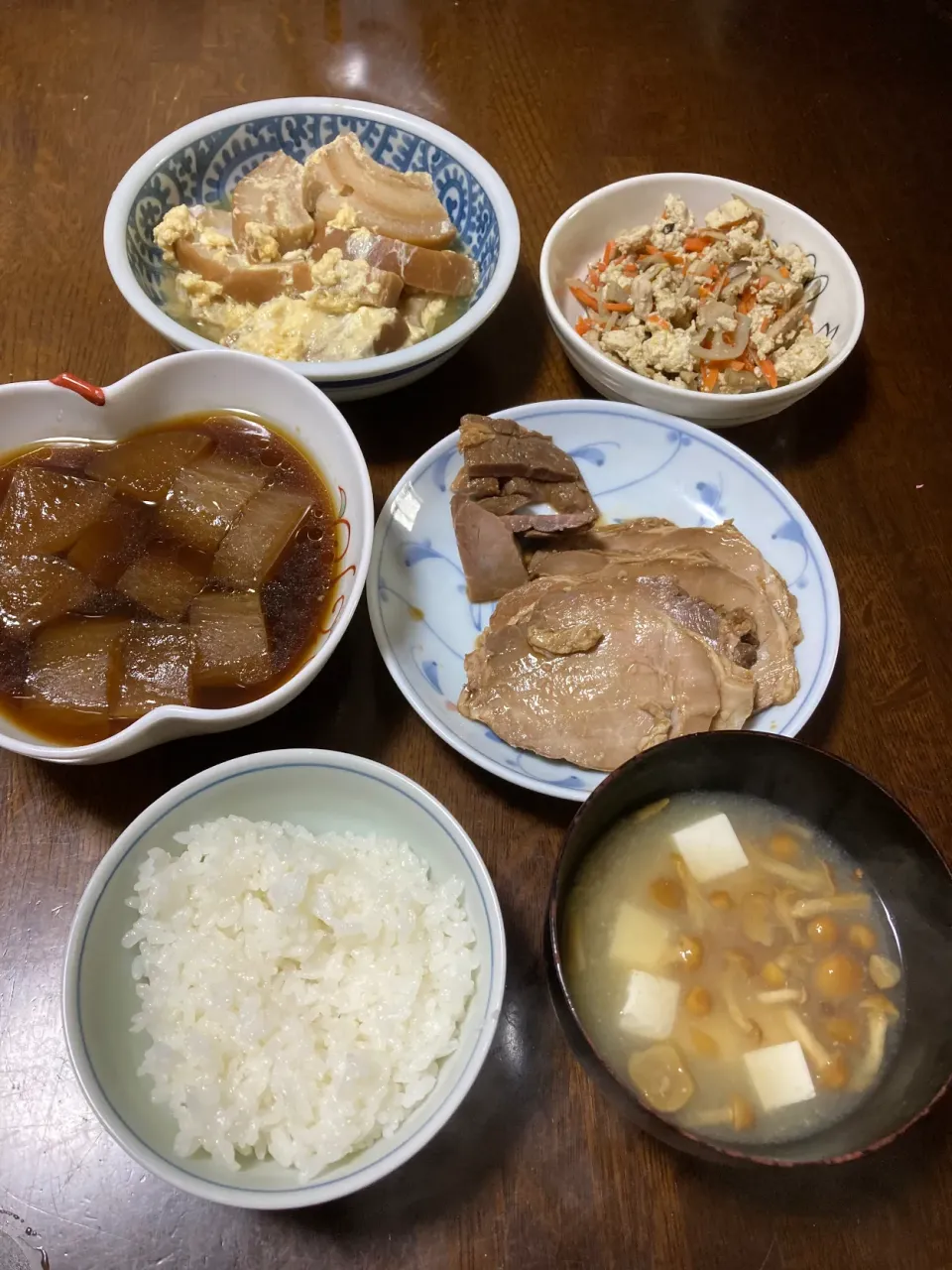 Snapdishの料理写真:茶色い朝ごはん|はみんぐば〜どさん