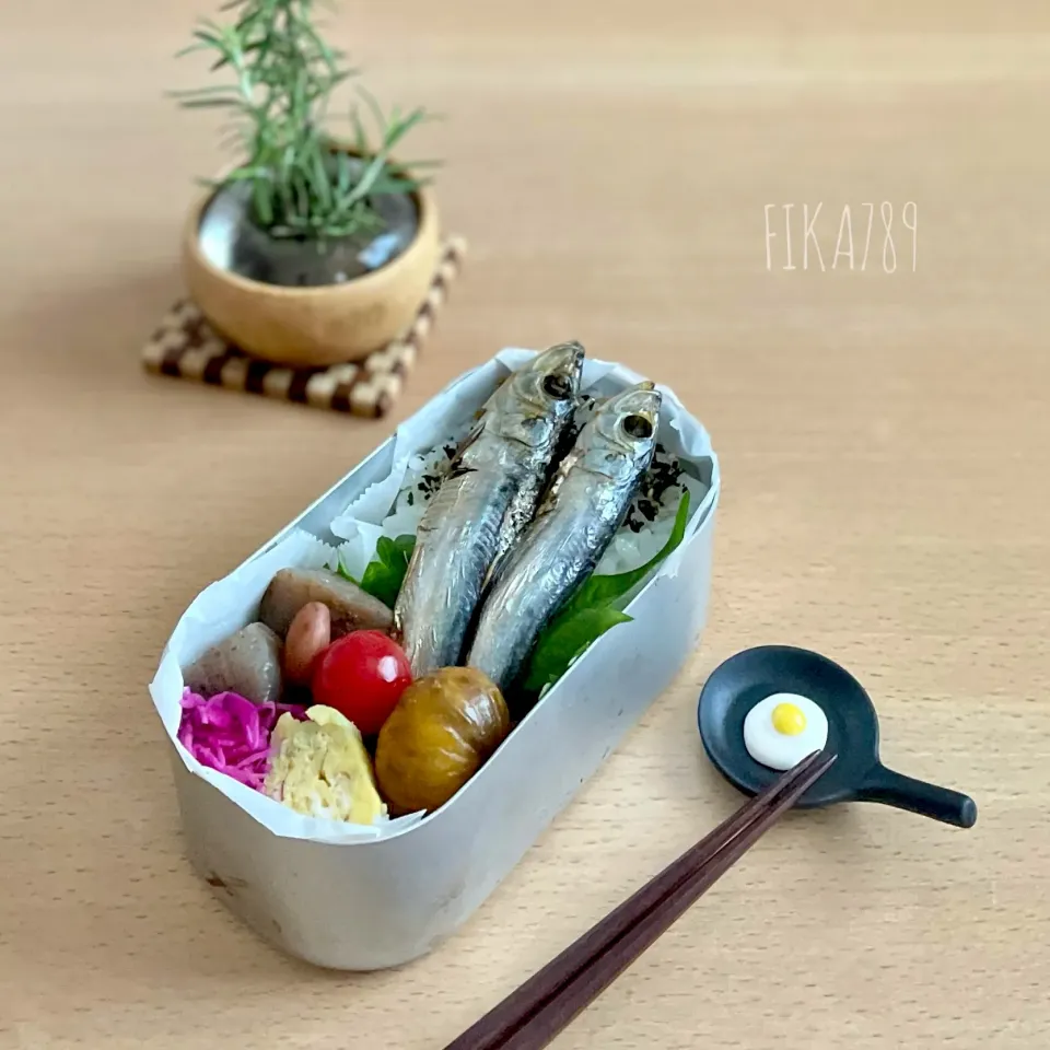 節分の残りで めざし弁当|FIKA789さん