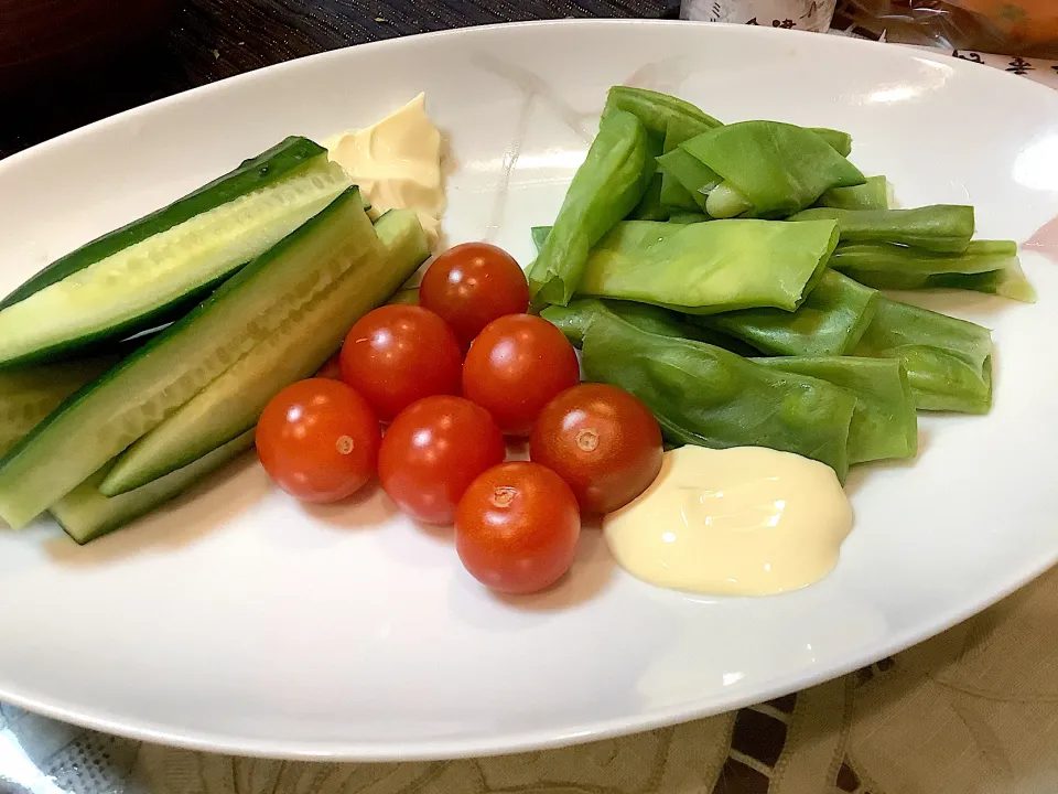 前菜サラダ🥗😋|アライさんさん