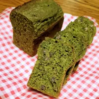 Snapdishの料理写真:抹茶小豆パウンドケーキ|CHIEMIさん