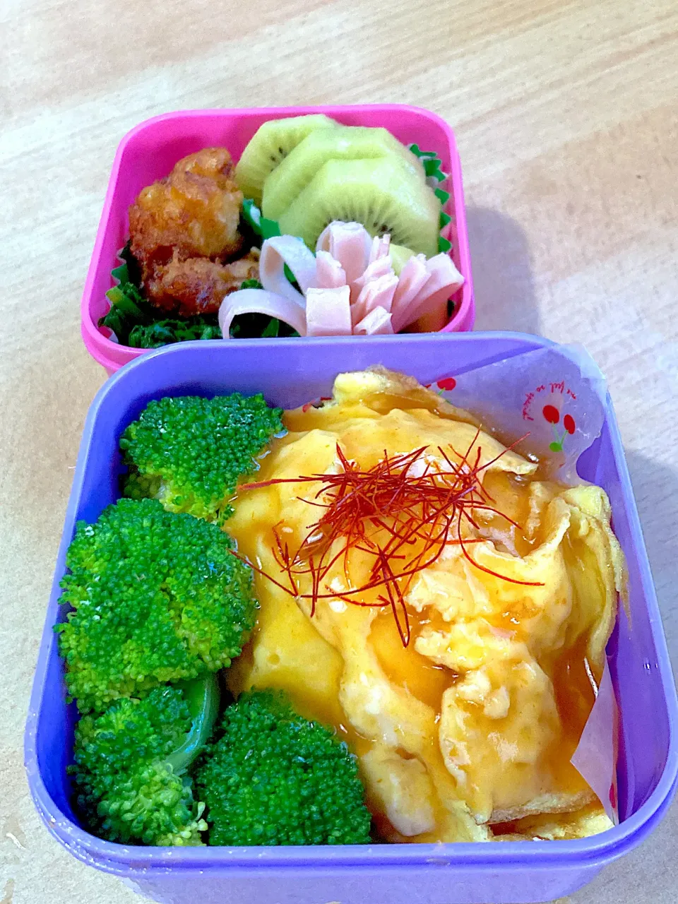 Snapdishの料理写真:天津飯弁当|matumotommさん