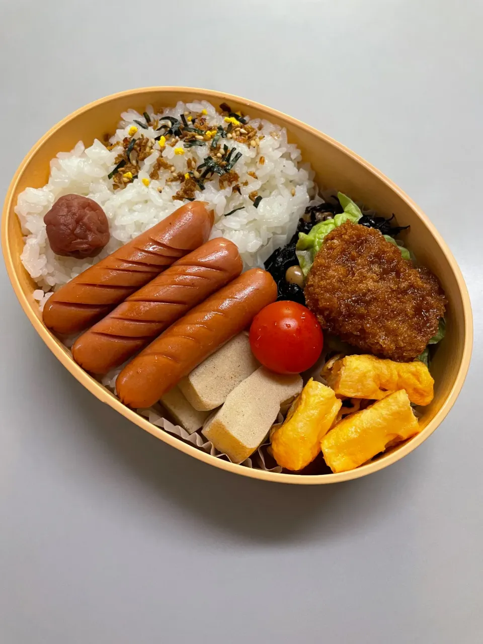 Snapdishの料理写真:介護職息子弁当🍱|るうるうさん