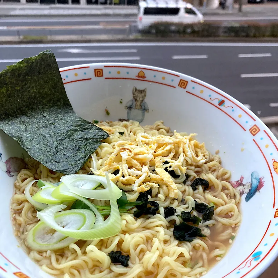 Snapdishの料理写真:くまちゃんさんの料理 朝ラー|Kさん