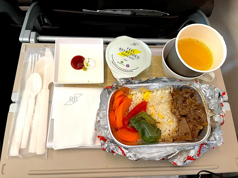 Airline meal in royal Brunei airlines|skyblueさん