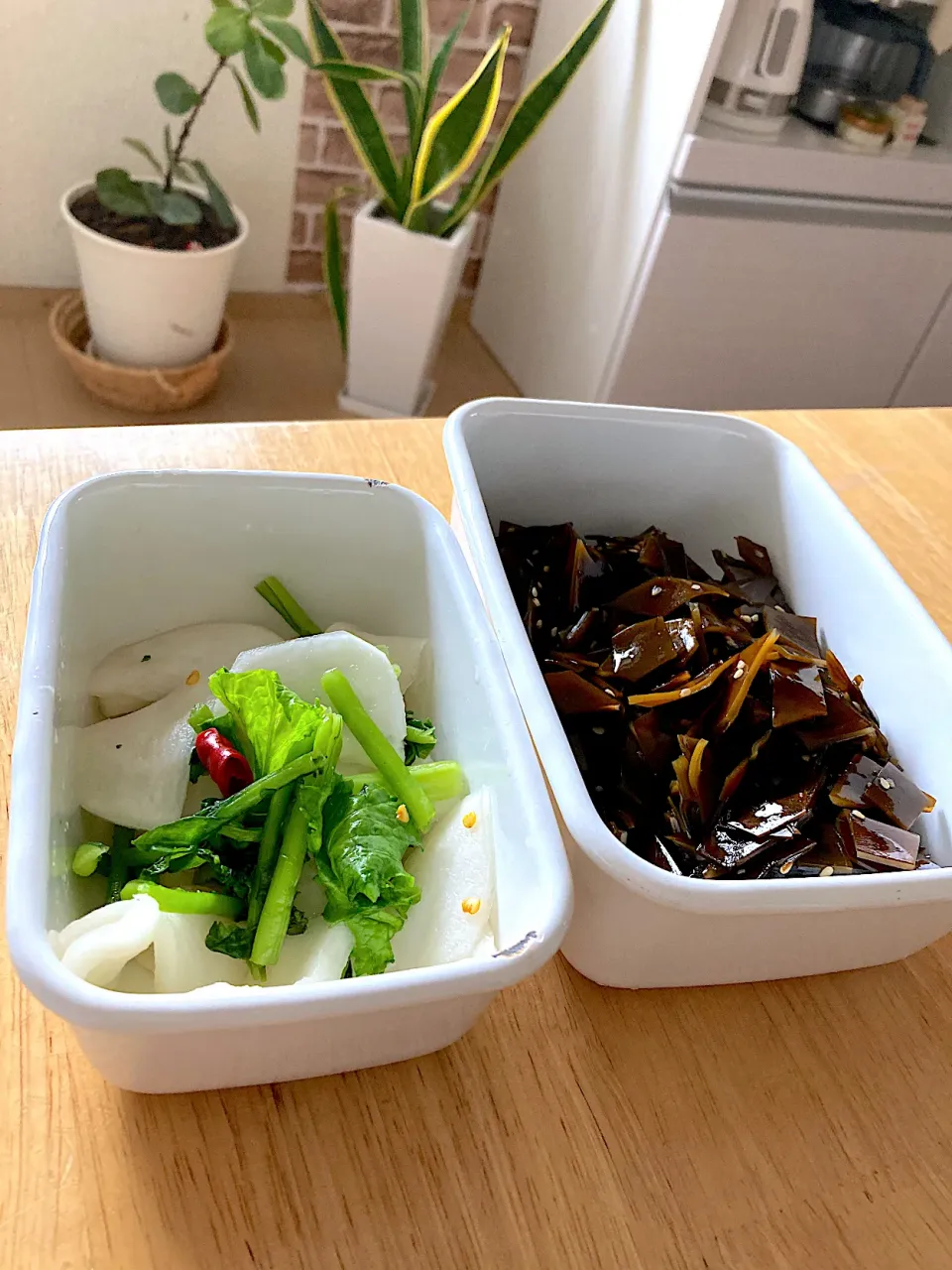 カブのお漬物と昆布の佃煮🌱|さくたえさん