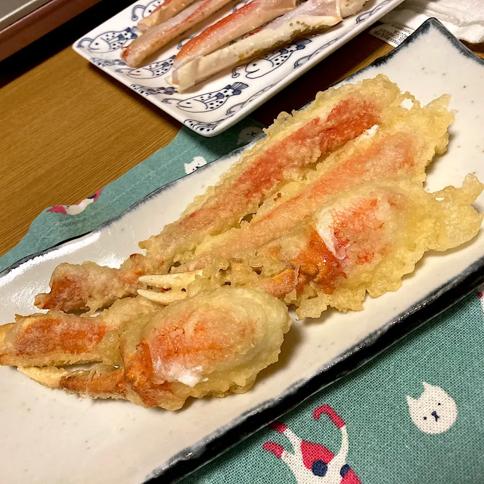 カニの天ぷら🦀|あさかさん