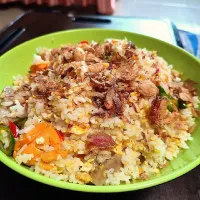 Snapdishの料理写真:nasi goreng sosis|Tammy Yunita 2さん