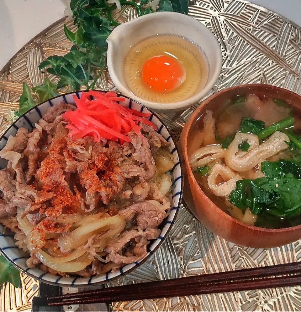 牛丼定食|ポコさん