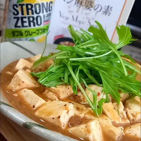 「インスタントヴィーガン　ベジ麻婆の素」を使ってみたSnapdishの料理・レシピ写真:ﾍﾞｼﾞ麻婆豆腐