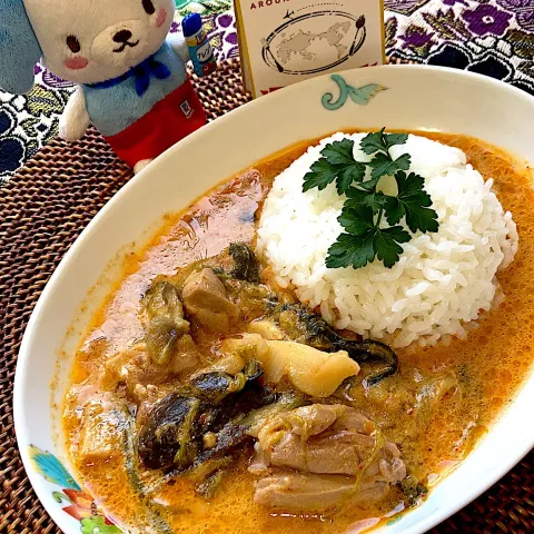 「ココナッツミルクパウダー」を使ってみたSnapdishの料理・レシピ写真:タイ風レッドカレー🇹🇭