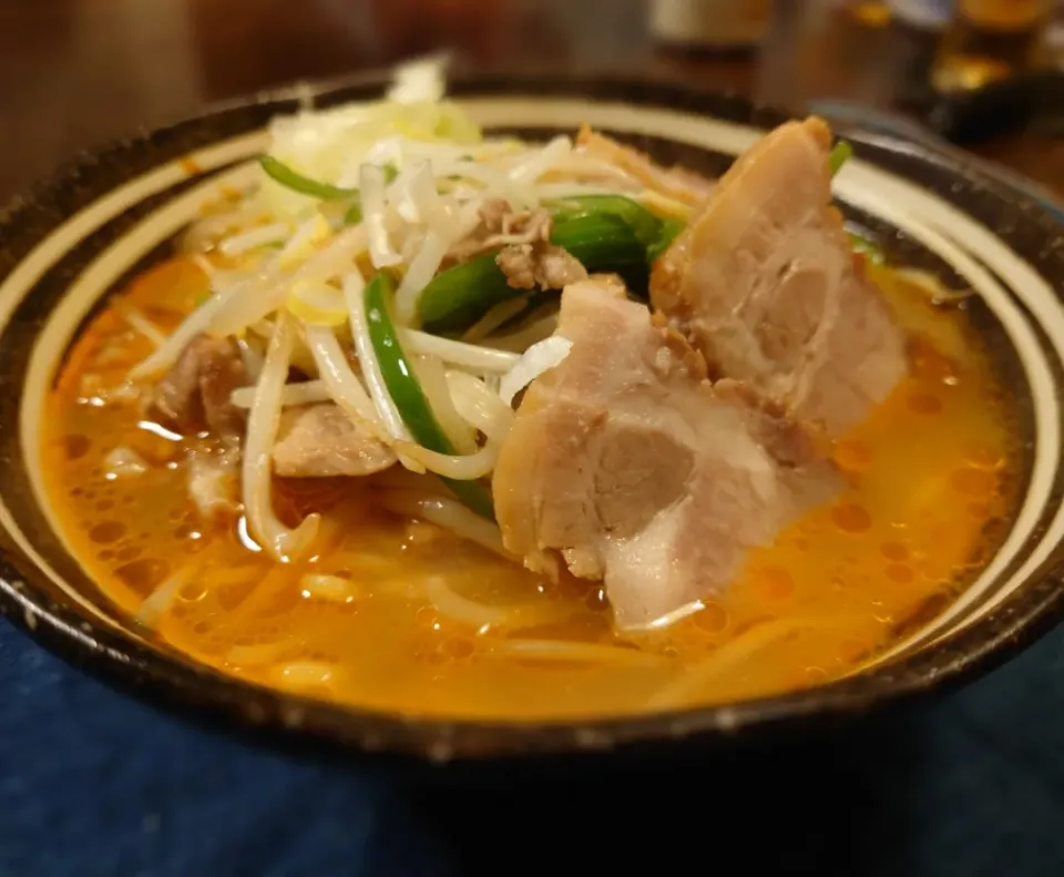 Snapdishの料理写真:味噌ラーメン(^_^)ﾉ|しーPaPaさん