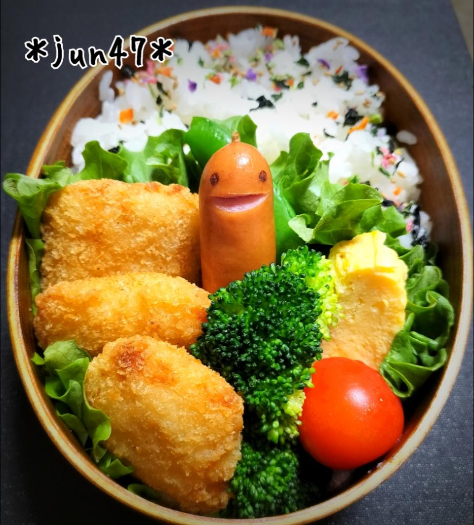 本日のゆる弁□　ささみチーズフライ弁当　20230220