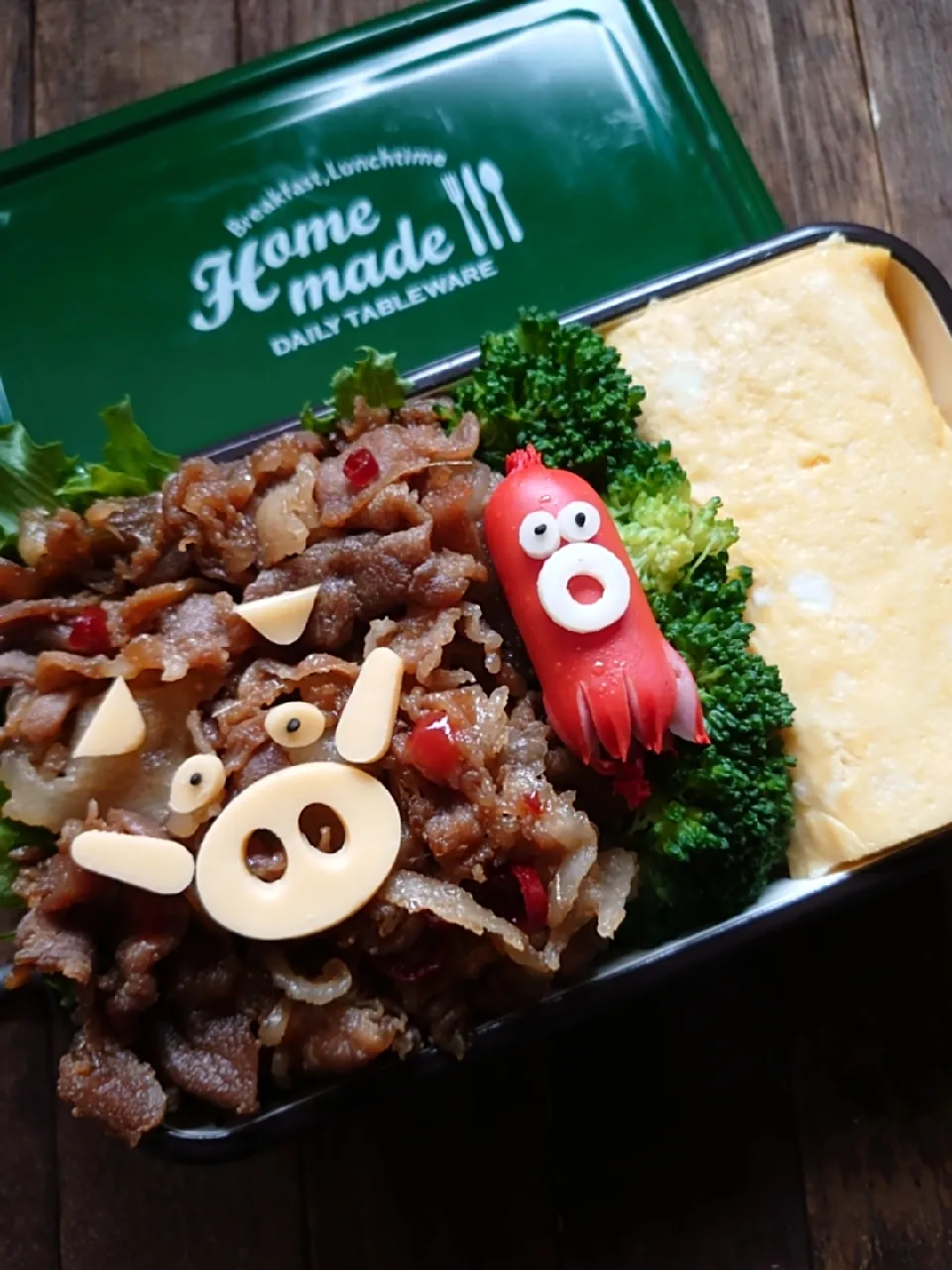 漢の…自分用🍱ジビエってみたイノシシ丼弁当|ᵏᵒᵘさん